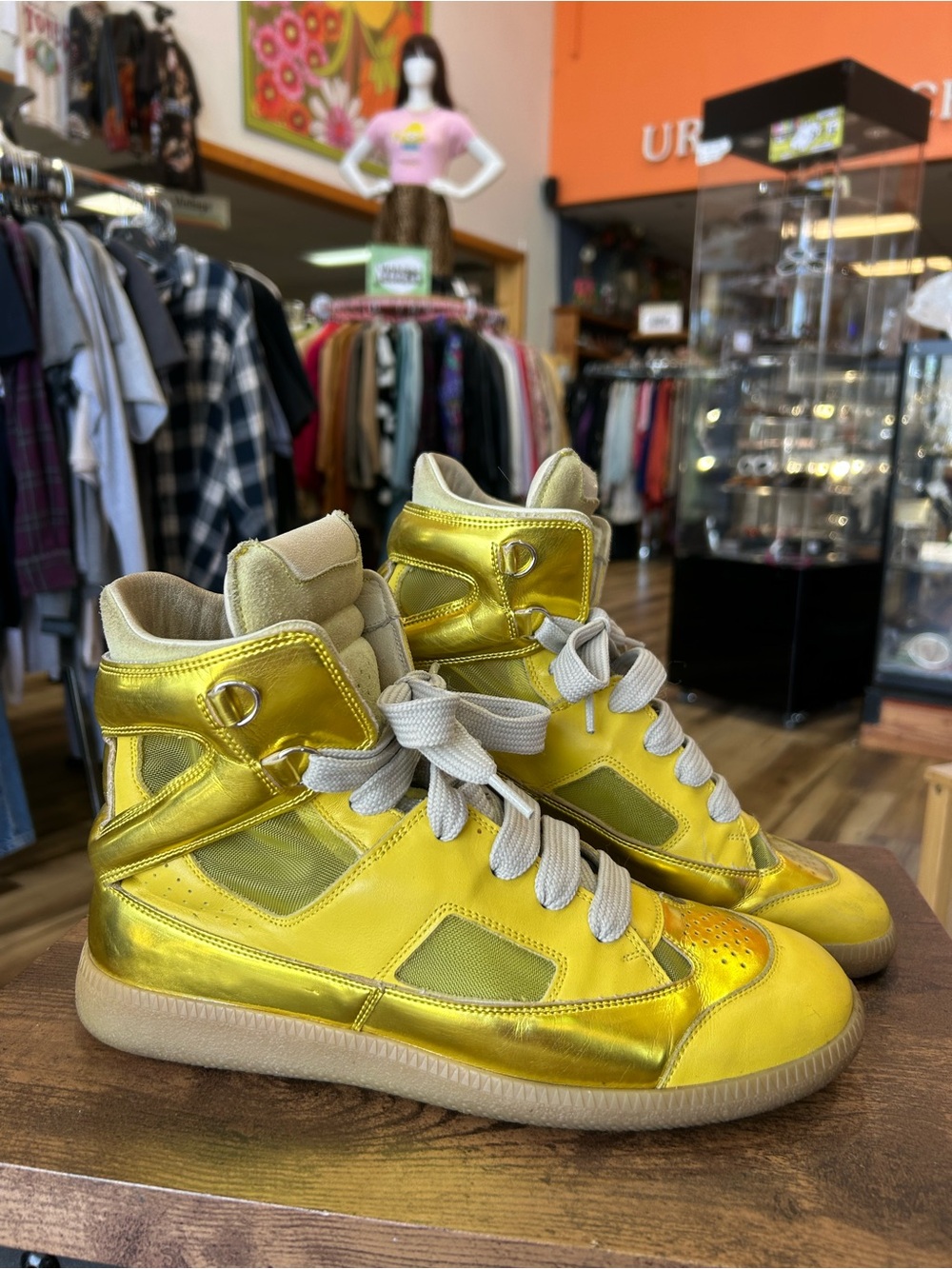 Gold Maison Margiela Sneakers
